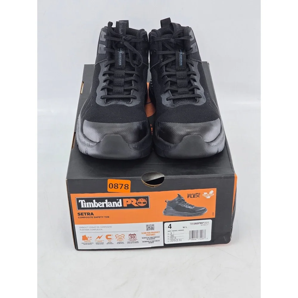 Timberland PRO Setra Composite Safety Toe Mens 4W Black TB0A5PMP001 - New